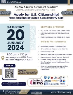 Free Citizenship Clinic & Community Fair! Flyer